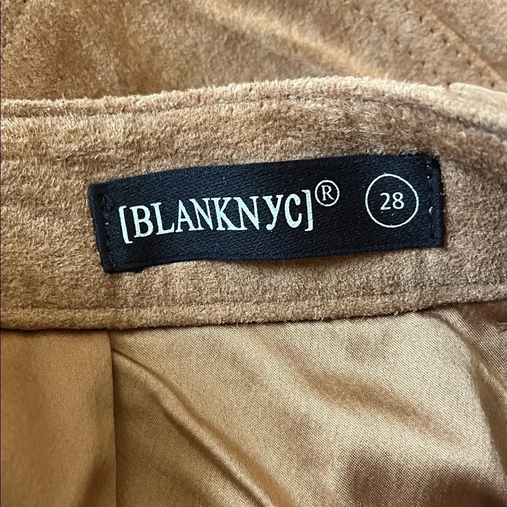 BlankNYC PECAN suede mini SKIRT